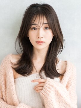 エレノア 武蔵小杉店(Eleanor) 2wayバング　韓国ヘア　レイヤーカット　くびれヘア