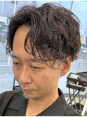 縦落ちスパイラルパーマ/メンズカット/藤沢美容室