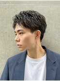 刈り上げセンターパート曲がる縮毛矯正銀座一丁目