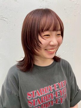 ロミー 本厚木(ROMMY.) 20代30代40代50代◎くびれウルフハッシュカット前髪あり