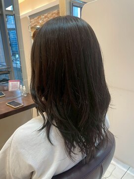 髪質改善/顔周りレイヤーカット/グレージュ[千葉/千葉駅]