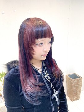 ニュート(Neut ) レッド/ブラック/セクションカラー/ルーツカラー/レイヤー