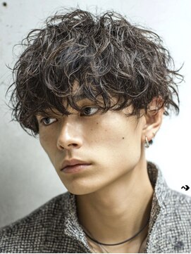 ブラン 池袋(BLANC) シャドウパーマ/フェザーパーマメンズパーマ/ツイストスパイラル