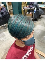 ラピスタ 池袋(Lapista)&nbsp;韓国ヘアレイヤーカットダブルハイライトカラー【Lapista池袋】