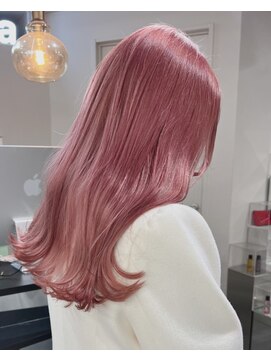 ベレーザ 川越(Beleza) 5580ラベンダーダークパープルセミロングレイヤーワンホンヘア