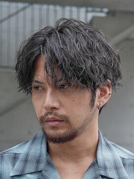 フィフスパーク(fifth PARK) ルーズパーマ緩めツイストスパイラルパーマセンターパートウルフ