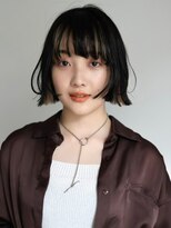 キネン バイ ツリー 宇都宮(kinen by tree)&nbsp;グレージュカラー×フレンチカジュアルボブ