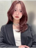韓国ヘア/ハッシュカット/レイヤーカット/顔周りレイヤー/