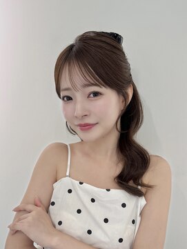 ミンクスオーバー(MINX OVER) 【ヘアセット】ハーフアップ