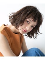 大人かわいい　動きのある小顔ボブ〔Belle銀座〕