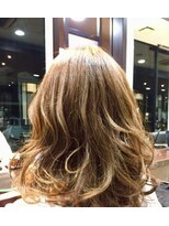 ヘアーアンドビューティ クアトロ 赤塚店 水戸(HAIR&BEAUTY QUATRO) ■ミルクティ..ふんわり..ミディアム■