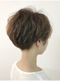 【hair&slow Linon.】大人可愛いふんわりリノンパーマショート◇