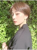 艶髪☆大人ショート◎小顔、ココアブラウン　ROMMY.田中