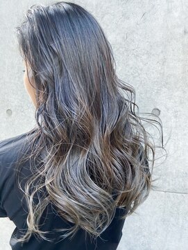 アイティー バイ アルバム 浦和店(IT by ALBUM) グレージュグラデーション_ボブルフクールショート_ba307022