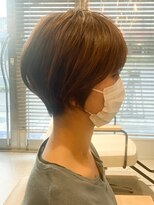 グラッシー センター北店(GLASSI)&nbsp;【GLASSI】大人丸みショート★ミルクティーベージュ★髪質改善