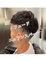 ネクサス 築地店 フェード×ニュアンスパーマ
