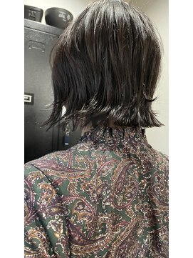 フゥ 宇都宮(FeU) 地毛風カラー　ぷっつり外ハネボブ