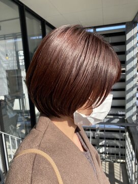 テラスヘアヴィラ 新潟駅南(TERRACEhairVilla) 【ショートヘア】人気！大人丸みショート
