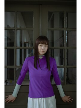 ハルフウェイ(haLfway) 透明感ブラウン×セミロング