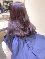 ルーチェヘアー&nbsp;モテ愛され/セミロング/ヨシンモリ/ピンクカラー/江坂カラー