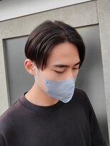 アルフレッド 平針店(alfRed)&nbsp;センターパートスタイル　ナチュラルストレート　ツーブロック