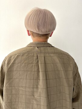 コト 福井大和田店(coto) 福井　大和田　ホワイトカラー　刈り上げマッシュ　ハイトーン