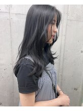エル 桜山(yel) 韓国風/ロングレイヤー/髪質改善/インナーカラー/ケアブリーチ/
