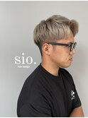 メンズホワイトベージュ