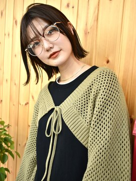 ブゾン(buZon) 【buZonブゾン】シースルーバング×外ハネロブ