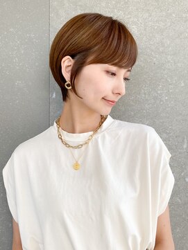 ロンド レグリーズ 立川(Lond leglise) ショート×顔周り×前髪×シルキーベージュ×グレージュカラー