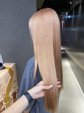 ペレ 栄店(PELE) ウルフ/マチルダボブ/ピンクベージュ/インナーグレージュ/栄