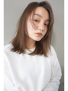 コス(kos) インナーグレージュ/マチルダボブ/前髪/ピンクベージュ/二子玉川