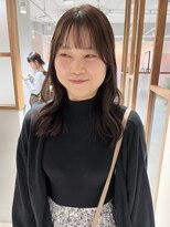 ラミエ バイ メルト 吉祥寺(lamie by melt)&nbsp;"久保田"韓国ヘア顔まわりカットグレージュブリーチなし