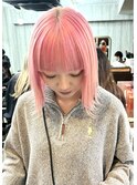 pail pink × wide bang