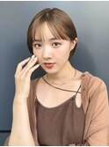 小顔/ワンレン/黒髪/ボブルフ/ネビージュ/下総中山