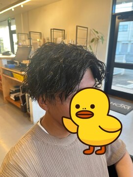 マーズ オム 山本丸橋店(mars HOM) twisted spiral/two block/center part