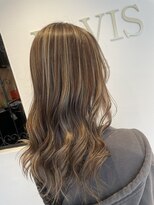 ラビスモア(Lovis moa)&nbsp;切りっぱなしボブ/エアリーロング/ピンクブラウン/美髪のススメ