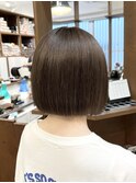 ROUIS 津田沼　ボブのグレージュ