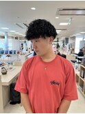 波巻きパーマ/波巻き/波巻きツイストスパイラル/メンズパーマ