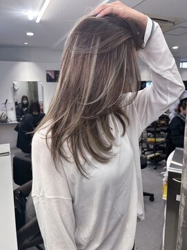 キング 枚方店(K!ng) 縮毛矯正髪質改善ハイライトレイヤーカット枚方美容室エクステ