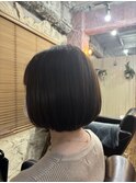 【黒髪/ボブルフ/ネビージュ/小顔/ワンレン】鎌取/石橋