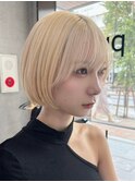 30代40代大人女性/前髪ありショートボブ/ショートヘア/髪質改善