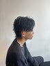 【marbb付き】メンズウルフカット＆サーフカールor波巻きパーマ￥14,300