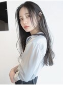 ダークグレー 韓国風 カット