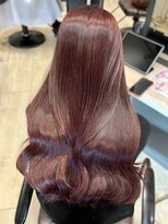 ユーフォリア 銀座本店(Euphoria)&nbsp;カシスブラウン 韓国ヘア 美髪 ブリーチなしダブルカラー 透明感