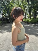 イメチェン外ハネボブ美髪ワイドバングレイヤーショート/大宮