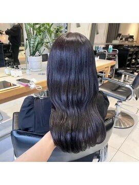 ヘアサロンガリカアオヤマ(hair salon Gallica aoyama) 艶感たっぷりの暗髪カラー/ブルーブラック/黒髪カラー