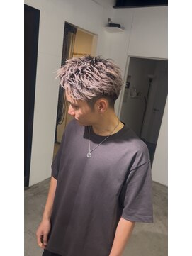 メンズサロン キング 高槻店(Men’s salon K!ng) 波巻きツイストスパイラルパーマ/フェザーパーマ/眉毛/メンズ