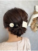浜松祭り/ヘアセット/ふわふわシニヨン