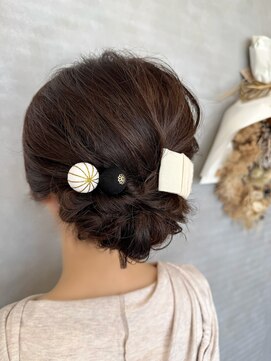 ラニ(Lani) 浜松祭り/ヘアセット/ふわふわシニヨン/セミロング